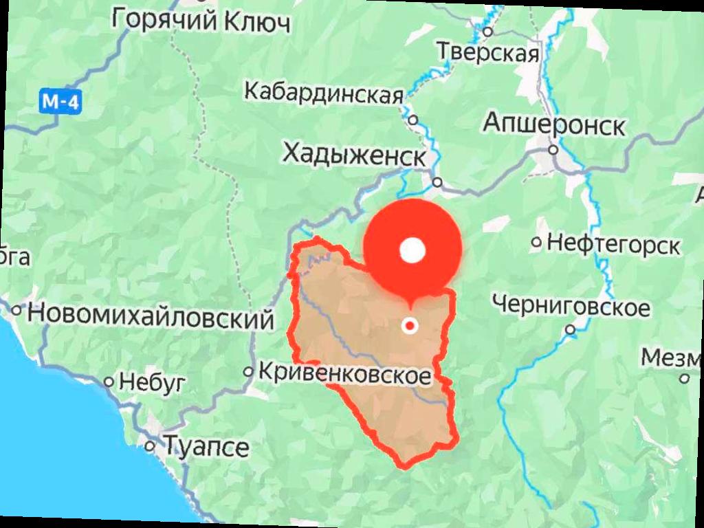 Землетрясение магнитудой 4,6 зафиксировали на Кубани