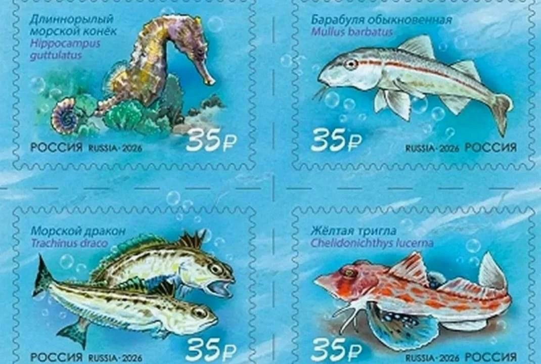 Почта России выпустила марочные серии о фауне Черного моря