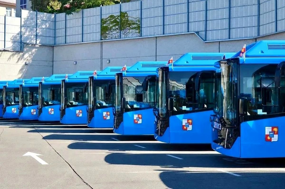 Автобусный парк Сочи пополнился 37 новыми автобусами
