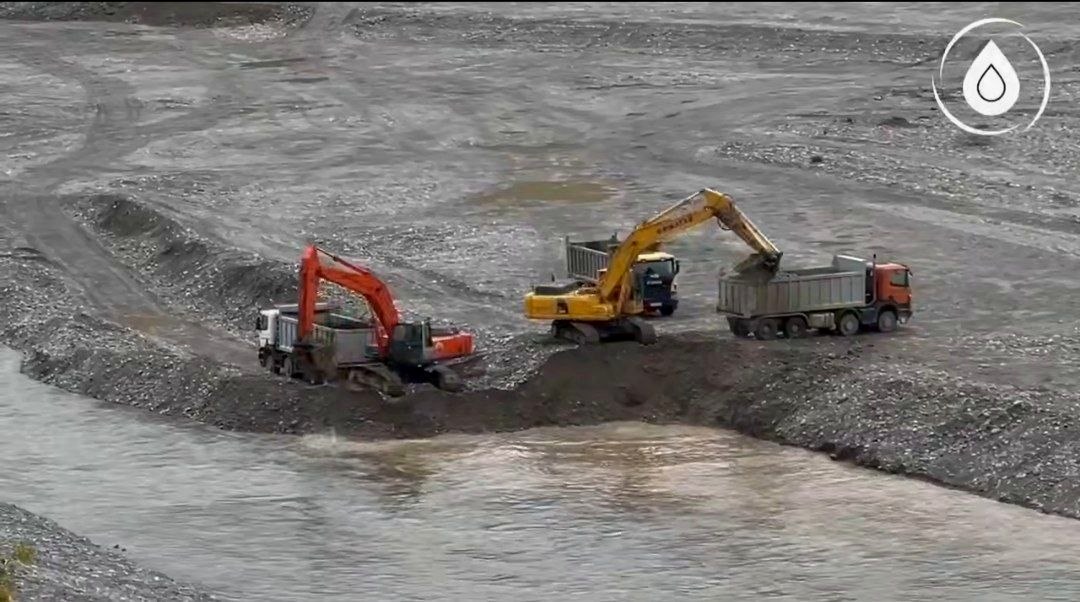 В Сочи продолжаются восстановительные работы на водозаборе реки Шахе